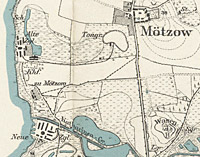 Karte Mtzow Alte und Neue Ziegelei
