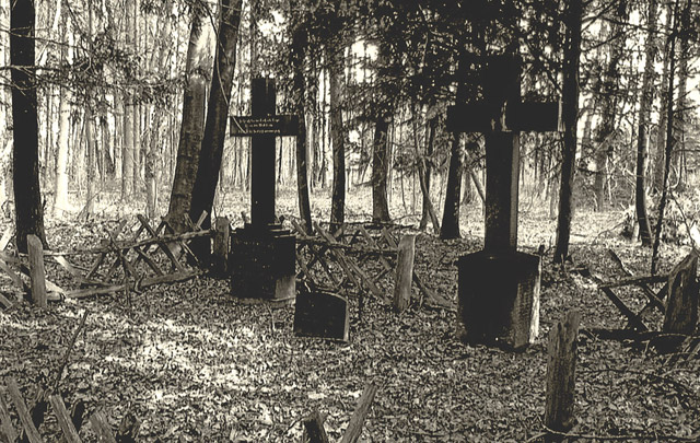 Grabstelle der Familie von Knoblauch ehemaliger Schlopark Ferchesar. 