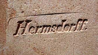 Ziegelstempel Hermsdorf ca. 1845