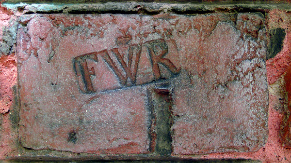 Berlin Lehrter Strasse Ziegelstempel F W R von Brauchitsch, Friedrich-Wilhelms Ziegelei Genthin xl