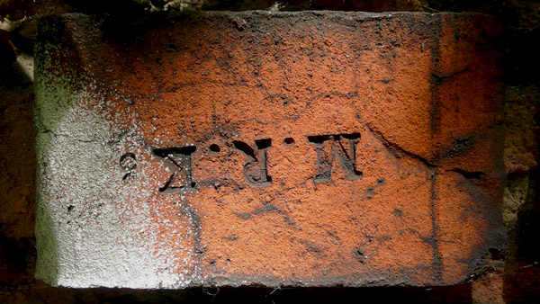Berlin Lehrter Strasse Ziegelstempel M. R. K. 5 Koch Milow / Marquede xl